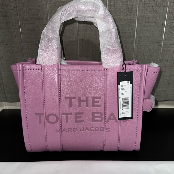 Marc Jacobs Bags Marc Jacobs The Leather Mini Tote Bag Orchid Haze Nwt Poshmark